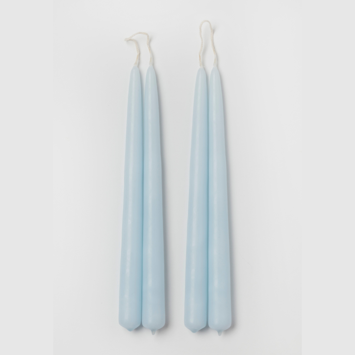 applicata Kerzen “Blossom”, baby blue