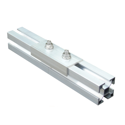 4 x Profilverbinder ALU über Eck 2 Loch für Aluprofil 40×40 – Bild 2